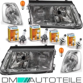 Set VW Passat 3B headlights left + right H7/H4 with fog...