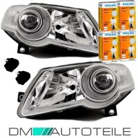 Set VW Passat 3C headlights clear glass  gallery