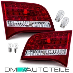 Set Audi A6 4F Avant LED Rear Lights LH+RH Red / White...