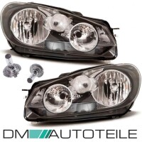 Set VW Golf 6 VI OEM Headlights RH+LH Bl gallery