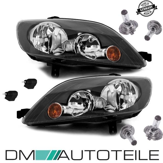 Set VW Golf Plus + headlights left right 05-09 H7/H7 includes actuator and  Set of H7 bulbs