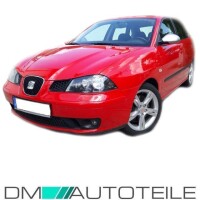 Set Seat Ibiza 6L headlights left right 02-06 H7 H3 black wi