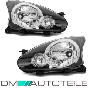 Set Toyota Aigo headlights H4 left & right 05-14