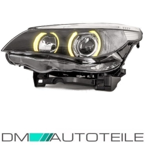 BMW E60 E61 Bi-Xenon headlight right D1S/H7  05-07 without bending lights