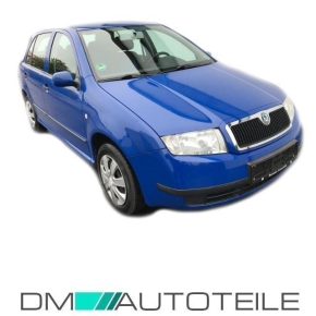 Skoda Fabia Scheinwerfer Rechts H7/H3 99-07 Chrom