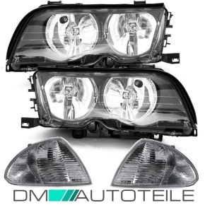 Set BMW E46 Saloon Estate headlights left right H7/H7...