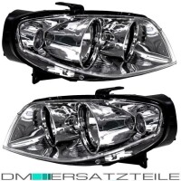 Set Fiat Punto 188 Headlights RH+LH Year 03-04 H7/H1 + Bulbs