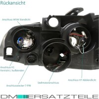 Set Fiat Punto 188 Headlights RH+LH Year 03-04 H7/H1 + Bulbs