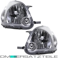 Set Toyota Yaris P1F Headlights RH+LH 03-05 H4 for Valeo Sys