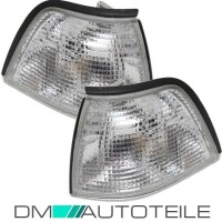 Set BMW E36 Headlights left + right 90-94 H1/H1 + indicator 