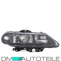 Renault Laguna Scheinwerfer rechts H7/H7 Klarglas Schwarz Bj