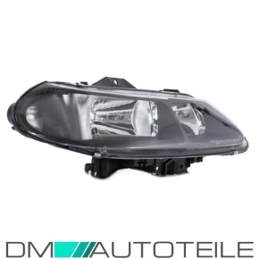 Set Renault Laguna Headlights left & right H7/H7 clear glass black 98-01