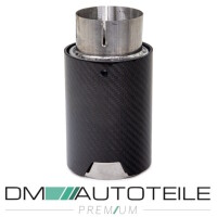 Stück Sport-Performance Auspuffblende Endrohr Carbon Gl