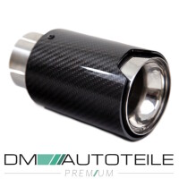 Stück Sport-Performance Auspuffblende Endrohr Carbon Gl