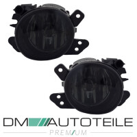 Set H11 Fog Lights Smoke black fits on Mercedes W204 Bj 07-1