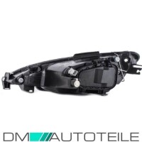 Peugeot 206 headlights clearglass right 98-07 H7/H7 without 