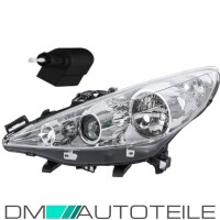 Peugeot 207 headlights clearglass left 0 gallery