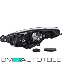 Peugeot 207 headlights clearglass left 06-13 H7/H7/H1 + actu