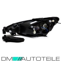 Set Peugeot 206 Klarglas Scheinwerfer Rechts & Links 98-