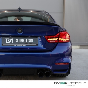 OLED Rückleuchten SET Dynamisch für BMW 4er F32 / F33 / F36 / F82 / F83 in Klarglas Rot