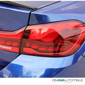 OLED Rückleuchten SET Dynamisch für BMW 4er F32 / F33 / F36 / F82 / F83 in Klarglas Rot