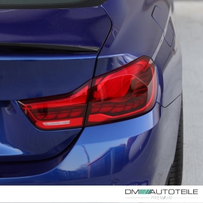 OLED Rückleuchten SET Dynamisch für BMW 4er F32 / F33 / F36 / F82 / F83 in Klarglas Rot