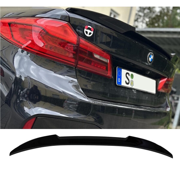 Bmw Echte Carbonfaser-Heckspoilerlippe Für Den Kofferraum, Kompatibel Mit F10 Lippe