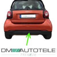 Smart Fortwo 453 rear Bumper black ribbed for 3 PDC models s