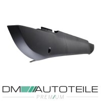 Smart Fortwo 453 2014 Spoiler rear Bumper black ribbed for 3