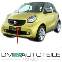 Smart Fortwo 453 2014 Front Grille ventilation Grille black 