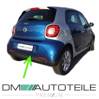 Smart Forfour 453 Spoiler rear Bumper black 2014 2
