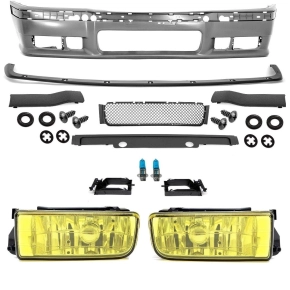 SPORT FRONT BUMPER ALL MODELS+GT SPOILER +Fogs Yellow...