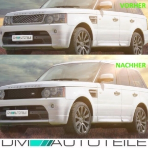 Range Rover Sport L320 Kühlergrill Frontgrill schwarz glänzend Bj 10-13