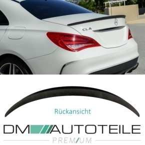 Boot Spoiler rear roof black gloss fits on Mercedes CLA C117 from 2013> without CLA 45 AMG