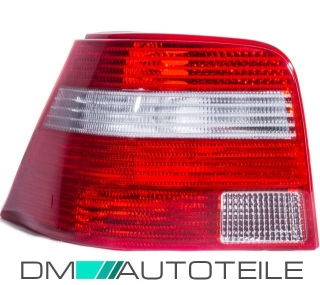 Rückleuchte Links Rot Weiß Facelift Optik Limo Heckleuchte für VW Golf 4 97-04