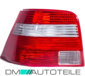 VW Golf 4 IV Saloon rear lights left red-white 97-03