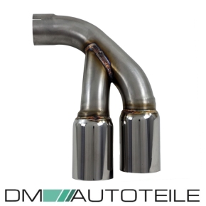 Sport-Performance Exhaust tail pipes chrome +Diffusor fits on BMW 3-Series F30 F31 M-Sport to 335d