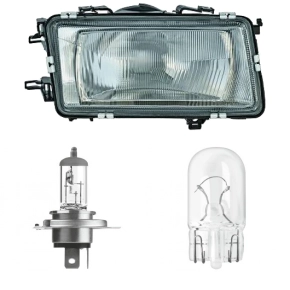 Scheinwerfer Halogen H4 rechts passend für Audi 80...