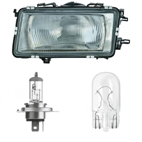 Scheinwerfer Halogen H4 links passend für Audi 80 B3...