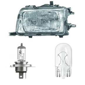 Scheinwerfer Halogen H4 rechts passend für Audi 80...