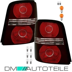 Set VW Touran 1T1 1T2 Rear Lights Red  Facelift + Bulbs...