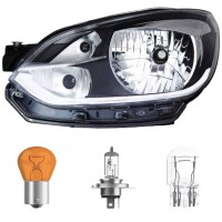 Scheinwerfer chrom H4 Depo links passt f gallery
