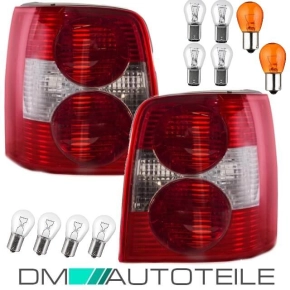 Set VW PASSAT 3BG 3B6 Variant Estate Rear Lights Red /...