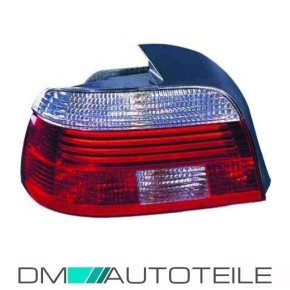 Rückleuchte rechts Rot Weiß passend für BMW E39 Limousine 00-03 Facelift Design