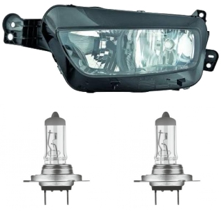 Scheinwerfer Depo H7/H7 rechts passt für Citroen C4 Picasso II ab Baujahr 13-20 inklusive Leuchtmittel/Birnen