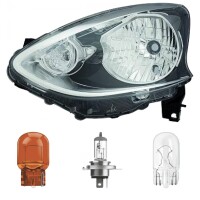 Scheinwerfer Depo schwarz H4 links passt gallery