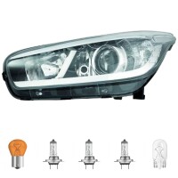 Scheinwerfer Depo H7 schwarz links passt gallery