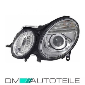 Mercedes W211 BI-Xenon Headlight Left Hella 06-09 Fassung...