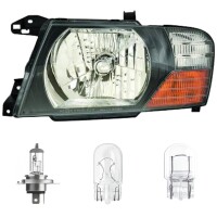 Scheinwerfer Depo schwarz H4 links passt gallery