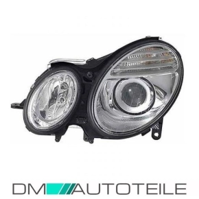 Mercedes W211 BI-Xenon Headlight Left Hella 06-09 Fassung...